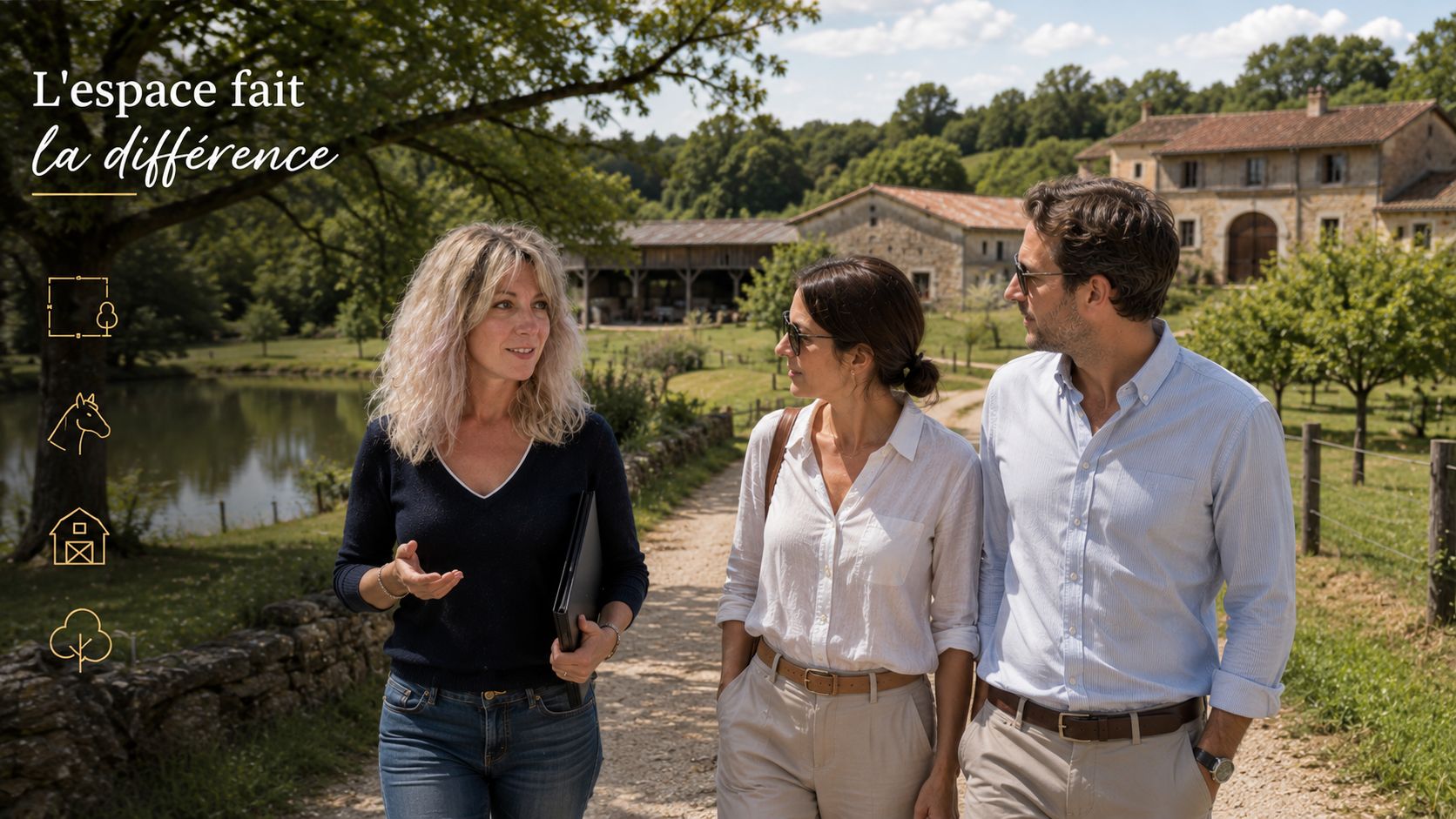 Grandes propriétés et corps de ferme en Beaumontois-en-Périgord
